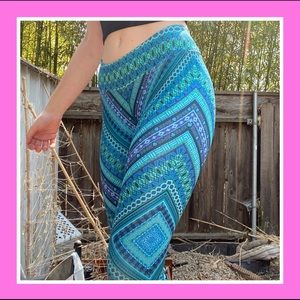 Blue PrAna yoga legging